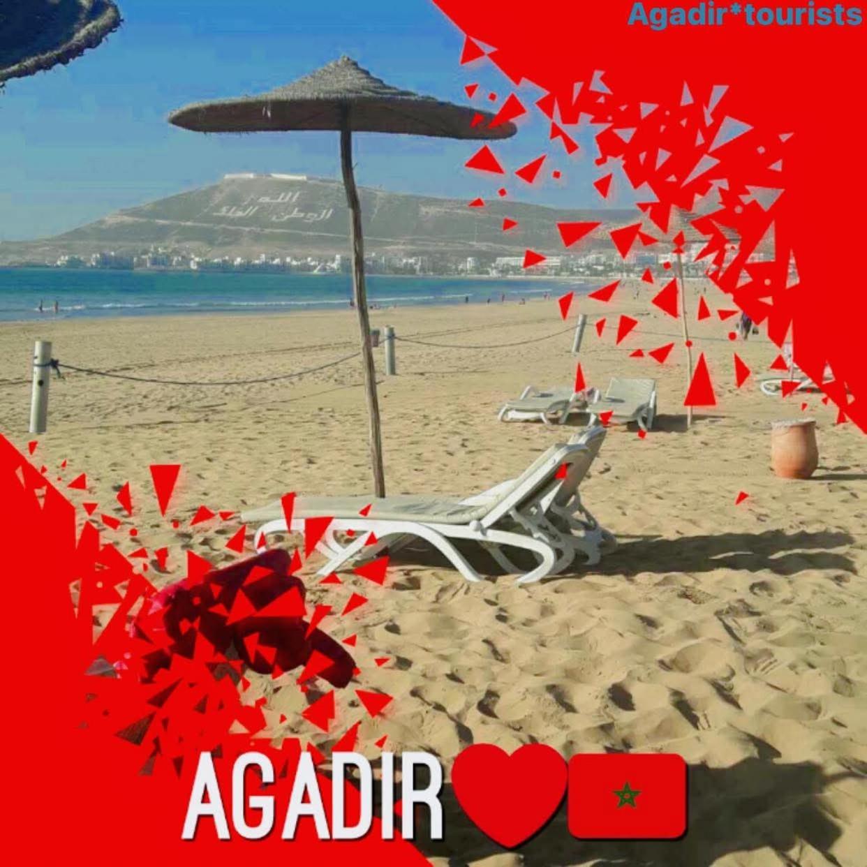 Appartement Deluxe Avec Piscine Privee Agadir Eksteriør bilde